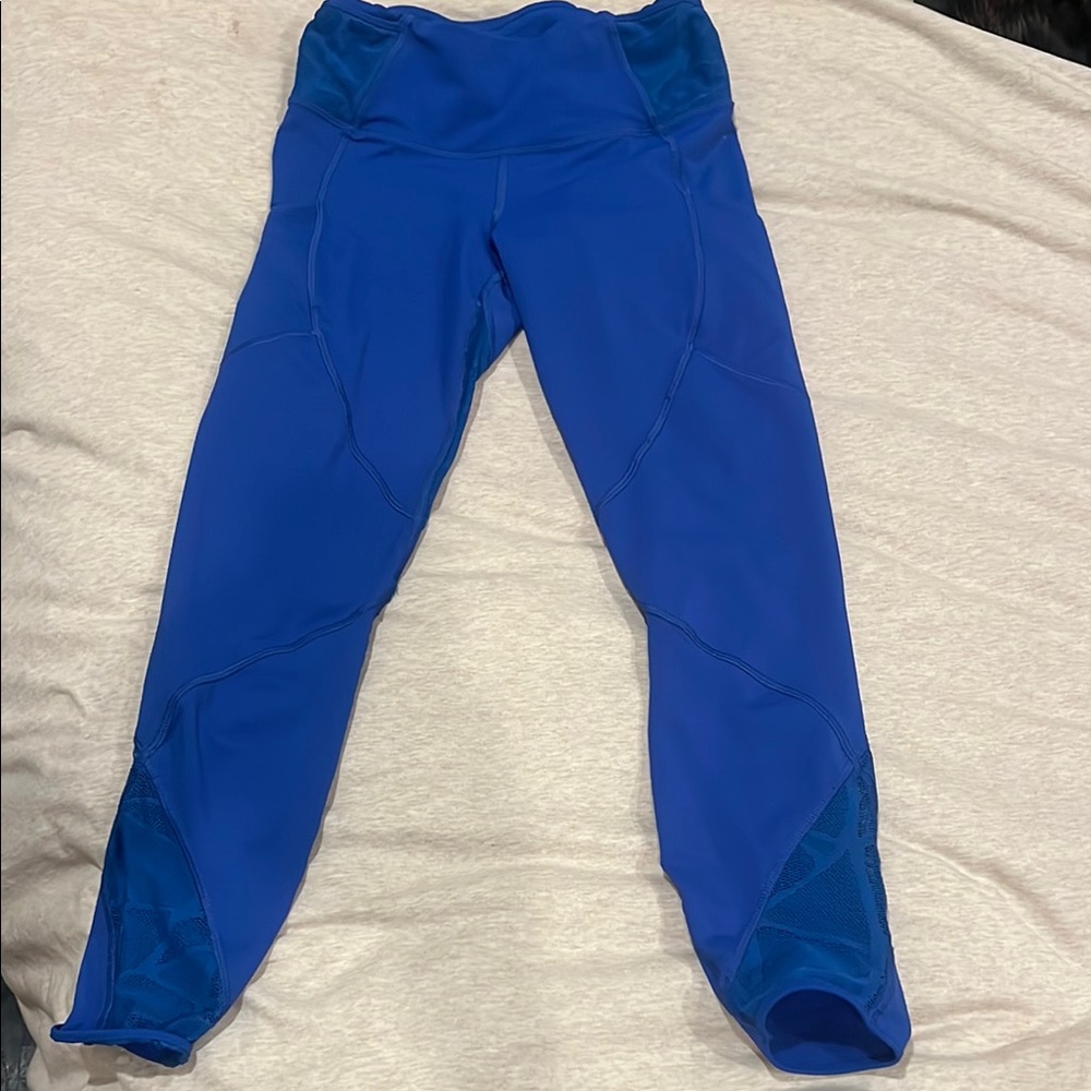 Vibrant Blue Athletic Leggings